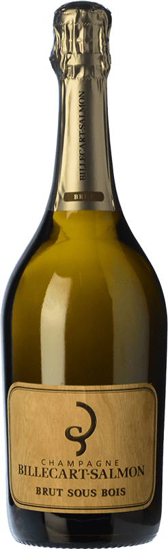 105,95 € 送料無料 | 白のスパークリングワイン Billecart-Salmon Sous Bois Brut — ブリュット A.O.C. Champagne シャンパン フランス Pinot Noir — ピノ・ノワール, Chardonnay — シャルドネ, Pinot Meunier — ピノ・ムニエ ボトル 75 cl