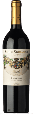 23,95 € 免费送货 | 红酒 Bindi Sergardi I Colli Nicolò all'Uso I.G.T. Toscana 托斯卡纳 意大利 Sangiovese 瓶子 75 cl