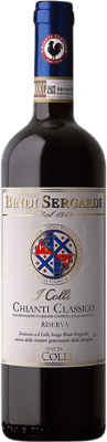 35,95 € Spedizione Gratuita | Vino rosso Bindi Sergardi I Colli Riserva D.O.C.G. Chianti Classico Toscana Italia Sangiovese Bottiglia 75 cl