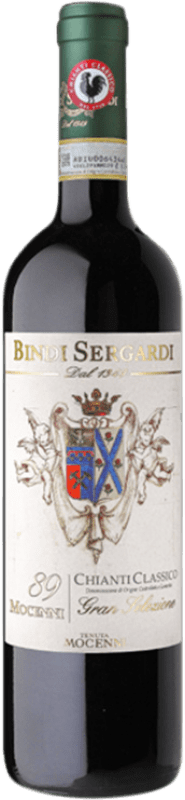 63,95 € Kostenloser Versand | Rotwein Bindi Sergardi Gran Selezione Mocenni 89 D.O.C.G. Chianti Classico Toskana Italien Sangiovese Flasche 75 cl