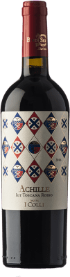 16,95 € Бесплатная доставка | Красное вино Bindi Sergardi I Colli Achille I.G.T. Toscana Тоскана Италия Sangiovese бутылка 75 cl