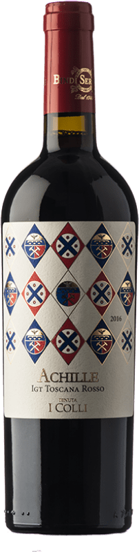 12,95 € Бесплатная доставка | Красное вино Bindi Sergardi I Colli Achille I.G.T. Toscana Тоскана Италия Sangiovese — Санджовезе Бутылка 75 cl