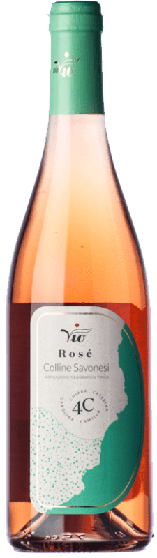 16,95 € 免费送货 | 桃红葡萄酒 BioVio 4C Rosé — 桃红葡萄酒 I.G.T. Colline Savonesi 利古里亚 意大利 Rossese — 罗塞塞 75 cl