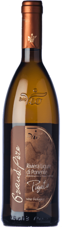 31,95 € Kostenloser Versand | Weißwein BioVio Grand-Père D.O.C. Riviera Ligure di Ponente Ligurien Italien Pigato Flasche 75 cl