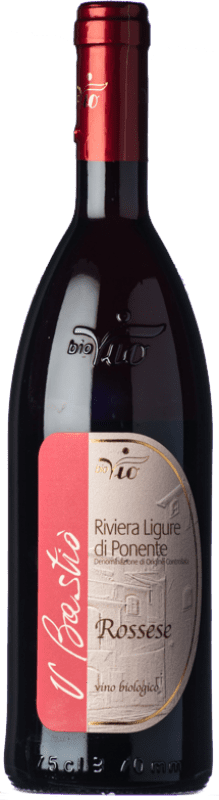 15,95 € 免费送货 | 红葡萄酒 BioVio U Bastiò D.O.C. Riviera Ligure di Ponente 利古里亚 意大利 Rossese — 罗塞塞 Eco — 生态 有机 天然 75 cl