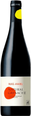 24,95 € Kostenloser Versand | Rotwein Mas Amiel Natural Grenache I.G.P. Vin de Pays Côtes Catalanes Languedoc-Roussillon Frankreich Grenache Tintorera Flasche 75 cl