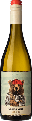 10,95 € Бесплатная доставка | Белое вино Altos de Torona Maremel старения D.O. Rías Baixas Галисия Испания Albariño бутылка 75 cl