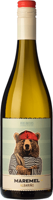 9,95 € Kostenloser Versand | Weißwein Altos de Torona Maremel Crianza — Kurze Fassreifung D.O. Rías Baixas Galizien Spanien Albariño — Albarinho 75 cl