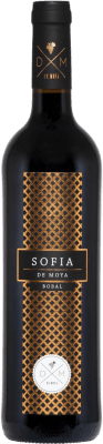 35,95 € Kostenloser Versand | Rotwein Bodega de Moya Sofía Crianza — Kurze Fassreifung D.O. Utiel-Requena Valencianische Gemeinschaft Spanien Cabernet Sauvignon, Bobal 75 cl