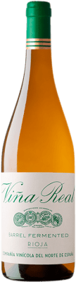 10,95 € Kostenloser Versand | Weißwein Viña Real Holzfassveredelter D.O.Ca. Rioja La Rioja Spanien Viura Flasche 75 cl