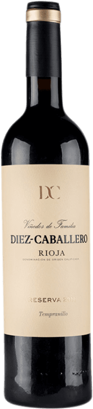 12,95 € Free Shipping | Red wine Diez-Caballero Reserve D.O.Ca. Rioja The Rioja Spain Tempranillo Bottle 75 cl
