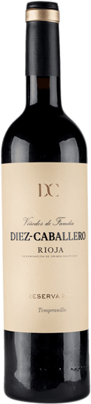 17,95 € Spedizione Gratuita | Vino Rosso Diez-Caballero Riserva D.O.Ca. Rioja La Rioja Spagna Tempranillo 75 cl