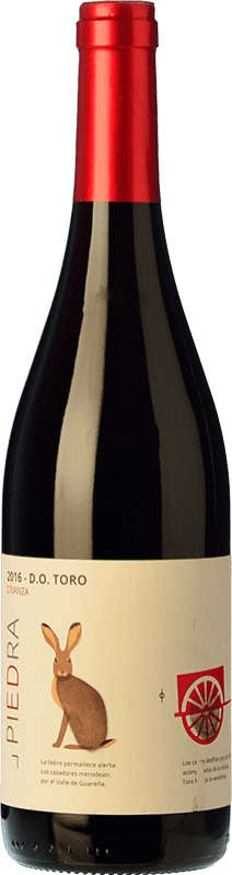 16,95 € Kostenloser Versand | Rotwein Estancia Piedra Alterung D.O. Toro Kastilien und León Spanien Tempranillo, Grenache Flasche 75 cl