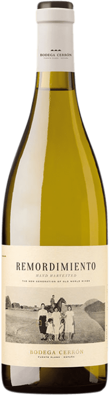 13,95 € Envio grátis | Vinho branco Cerrón Remordimiento blanco D.O. Jumilla Região de Múrcia Espanha Chardonnay Garrafa 75 cl