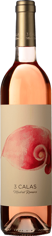 7,95 € Free Shipping | Rosé wine Madrid Romero 3 Calas Rosado D.O. Jumilla Castilla la Mancha Spain Grenache, Monastrell Bottle 75 cl