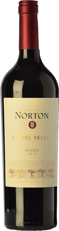 15,95 € Kostenloser Versand | Rotwein Norton Auswahl, Barrel — Fass Crianza — Kurze Fassreifung I.G. Mendoza Mendoza Argentinien Malbec 75 cl