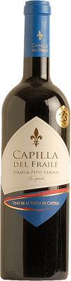 11,95 € Kostenloser Versand | Rotwein Ribera del Pusa Capilla del Fraile Tinto Alterung I.G.P. Vino de la Tierra de Castilla Kastilien-La Mancha Spanien Syrah, Petit Verdot Flasche 75 cl