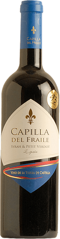 11,95 € Kostenloser Versand | Rotwein Ribera del Pusa Capilla del Fraile Tinto Alterung I.G.P. Vino de la Tierra de Castilla Kastilien-La Mancha Spanien Syrah, Petit Verdot Flasche 75 cl