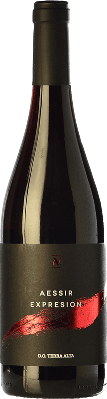 9,95 € Free Shipping | Red wine Aessir Expresión Tinto Oak D.O. Terra Alta Catalonia Spain Syrah, Grenache, Carignan Bottle 75 cl