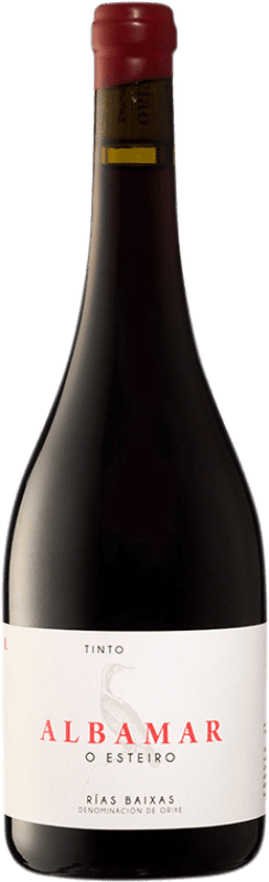 19,95 € Free Shipping | Red wine Albamar O Esteiro Crianza D.O. Rías Baixas Galicia Spain Mencía Bottle 75 cl