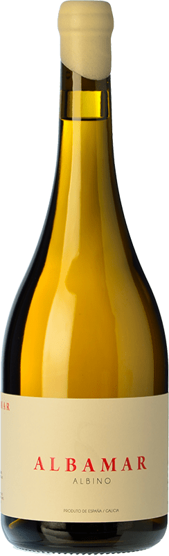 29,95 € Free Shipping | White wine Albamar Albino Crianza Spain Caíño Black Bottle 75 cl
