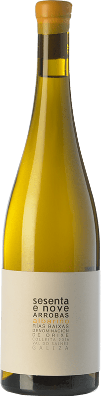 26,95 € 免费送货 | 白葡萄酒 Albamar 69 Crianza — 陈酿 D.O. Rías Baixas 加利西亚 西班牙 Albariño — 阿尔巴利诺 75 cl