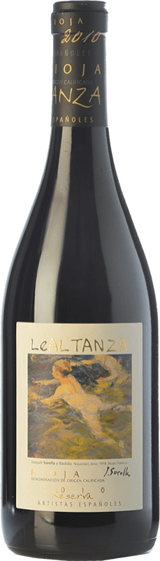 43,95 € Kostenloser Versand | Rotwein Altanza Lealtanza Sorolla Colección — Kollektion Reserve — Gereift D.O.Ca. Rioja La Rioja Spanien Tempranillo 75 cl