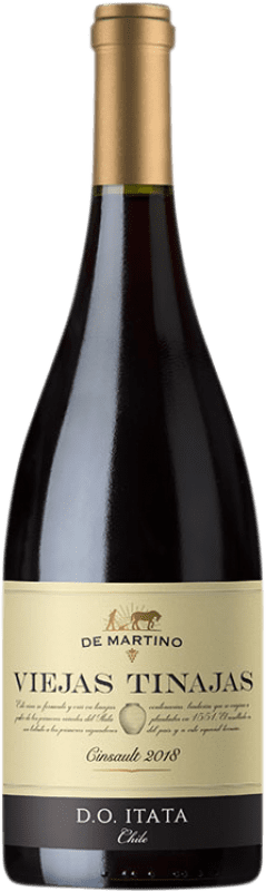 29,95 € 免费送货 | 红酒 De Martino Viejas Tinajas I.G. Valle del Itata Itata谷 智利 Cinsault 瓶子 75 cl