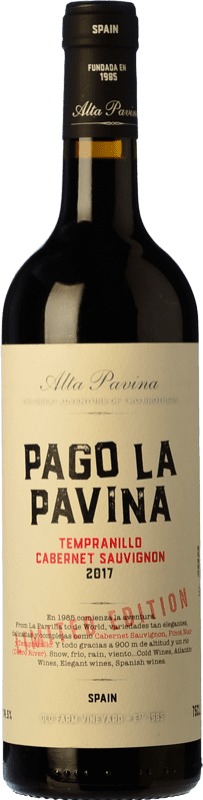 17,95 € 免费送货 | 红酒 Alta Pavina Pago La Pavina 岁 I.G.P. Vino de la Tierra de Castilla y León 卡斯蒂利亚莱昂 西班牙 Tempranillo, Cabernet Sauvignon 瓶子 75 cl