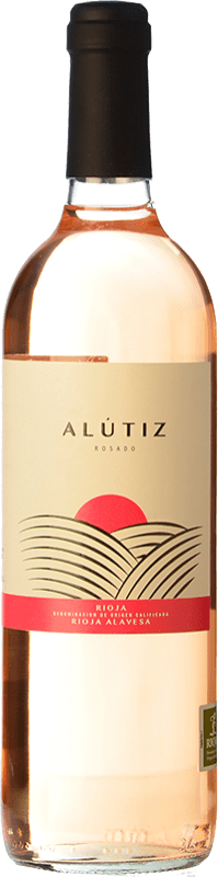 6,95 € Бесплатная доставка | Розовое вино Alútiz Rosado D.O.Ca. Rioja Ла-Риоха Испания Tempranillo, Viura бутылка 75 cl