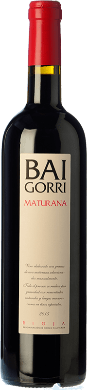29,95 € Бесплатная доставка | Красное вино Baigorri старения D.O.Ca. Rioja Ла-Риоха Испания Maturana Tinta бутылка 75 cl