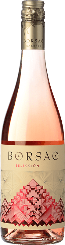 7,95 € Kostenloser Versand | Rosé-Wein Borsao Rosado Selección D.O. Campo de Borja Spanien Grenache Flasche 75 cl
