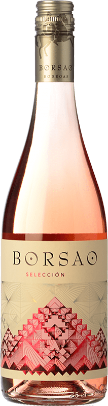 8,95 € Kostenloser Versand | Roséwein Borsao Rosado Selección D.O. Campo de Borja Spanien Grenache Flasche 75 cl