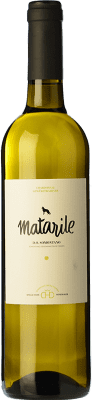 6,95 € Бесплатная доставка | Белое вино Carlos Valero Heredad Matarile Chardonnay Gewürztraminer D.O. Somontano Арагон Испания Chardonnay, Gewürztraminer бутылка 75 cl