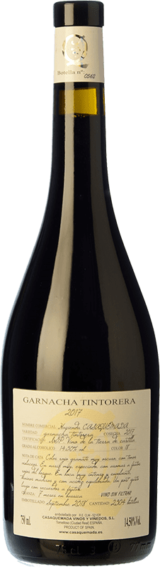 18,95 € Envoi gratuit | Vin Rouge Hacienda Casaquemada Chêne Castilla La Mancha Espagne Garnacha — Grenache Bouteille 75 cl