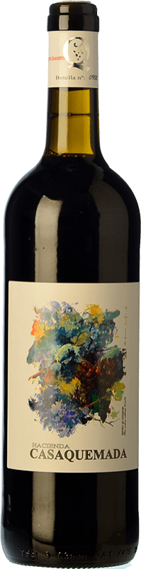 17,95 € Envío gratis | Vino tinto Hacienda Casaquemada Reserva Castilla la Mancha España Tempranillo Botella 75 cl