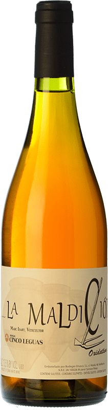 15,95 € Kostenloser Versand | Weißwein Cinco Leguas La Maldición Oxidativo Crianza — Kurze Fassreifung D.O. Vinos de Madrid Gemeinschaft von Madrid Spanien Torrontés, Malvar Flasche 75 cl
