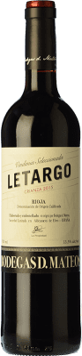9,95 € Free Shipping | Red wine D. Mateos Letargo Aged D.O.Ca. Rioja The Rioja Spain Tempranillo, Grenache, Graciano Bottle 75 cl