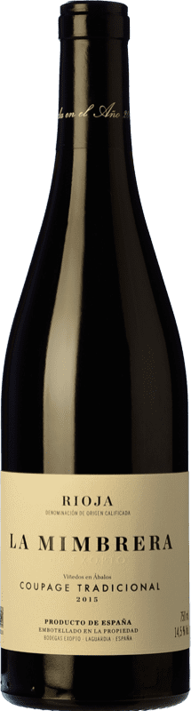 74,95 € Kostenloser Versand | Rotwein Exopto La Mimbrera Alterung D.O.Ca. Rioja La Rioja Spanien Tempranillo, Grenache, Viura Flasche 75 cl