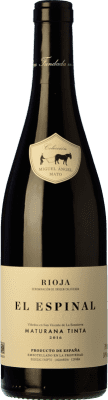 37,95 € Free Shipping | Red Wine Exopto El Espinal Crianza — Aged D.O.Ca. Rioja The Rioja Spain Maturana Bottle 75 cl