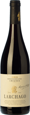 10,95 € Envío gratis | Vino tinto Familia Chávarri Larchago Crianza D.O.Ca. Rioja La Rioja España Tempranillo Botella 75 cl