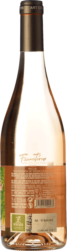 10,95 € Free Shipping | Rosé wine Faustino Faustino Art Collection Rosé D.O.Ca. Rioja The Rioja Spain Grenache Bottle 75 cl