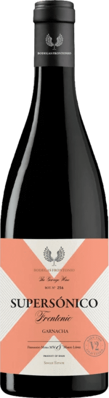 35,95 € Free Shipping | Red Wine Frontonio Supersónico Oak I.G.P. Vino de la Tierra de Valdejalón Spain Garnacha — Grenache Bottle 75 cl