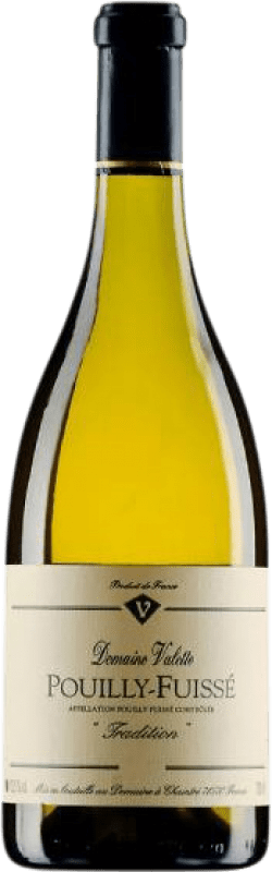 49,95 € Envío gratis | Vino blanco Valette Tradition A.O.C. Pouilly-Fuissé Borgoña Francia Chardonnay Botella 75 cl