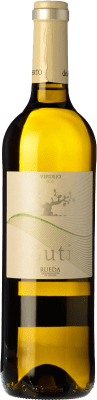 6,95 € 免费送货 | 白酒 Alberto Gutiérrez Guti D.O. Rueda 卡斯蒂利亚莱昂 西班牙 Verdejo 瓶子 75 cl