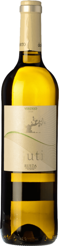 6,95 € Free Shipping | White Wine Alberto Gutiérrez Guti D.O. Rueda Castilla y León Spain Verdejo 75 cl
