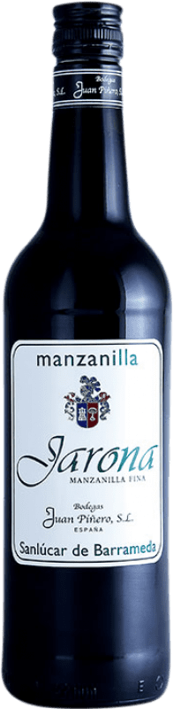 9,95 € Бесплатная доставка | Крепленое вино Juan Piñero Jarona D.O. Manzanilla-Sanlúcar de Barrameda Санлукар-де-Баррамеда Испания Palomino Fino бутылка 75 cl