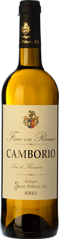 27,95 € Free Shipping | Fortified wine Juan Piñero Fino Camborio en Rama D.O. Manzanilla-Sanlúcar de Barrameda Sanlucar de Barrameda Spain Palomino Fino Bottle 75 cl