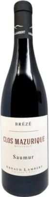 15,95 € 免费送货 | 红酒 Arnaud Lambert Clos Mazurique A.O.C. Saumur-Champigny 卢瓦尔河 法国 Cabernet Franc 瓶子 75 cl