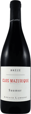 15,95 € Envío gratis | Vino Tinto Arnaud Lambert Clos Mazurique A.O.C. Saumur-Champigny Loire Francia Cabernet Franc Eco — Ecológico Botella 75 cl
